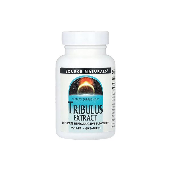 Extrato de Tribulus 750mg 60 Tabletes - Source Naturals