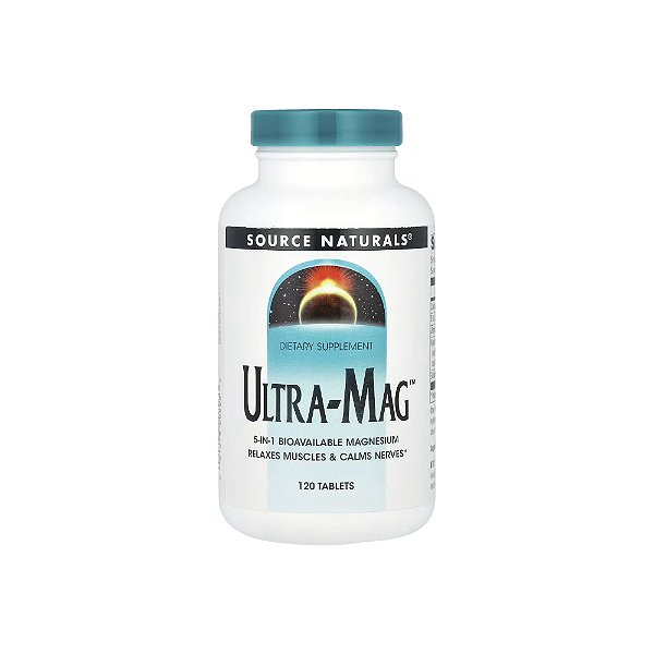 Ultra-Mag 120 Tabletes - Source Naturals