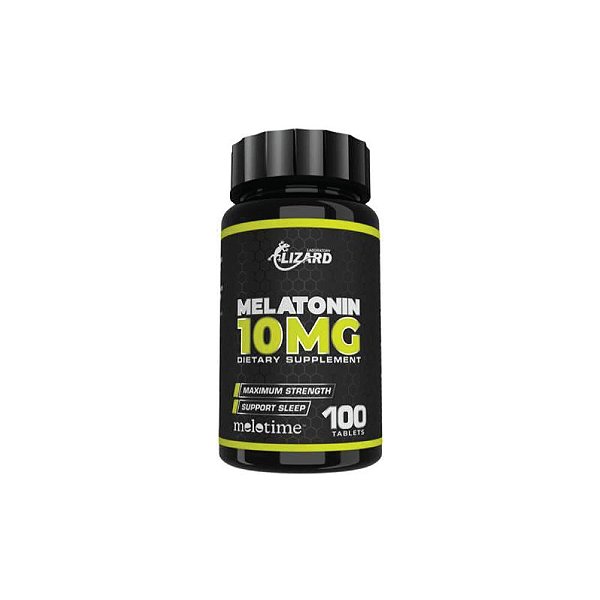 Melatonina 10mg 100 Tabletes - Lizard