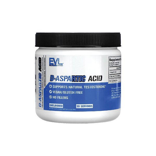 Ácido D-Aspártico 94g - EVLUTION NUTRITION