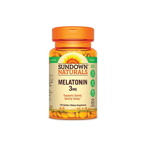Melatonina 3mg 120 Tabletes - Sundown
