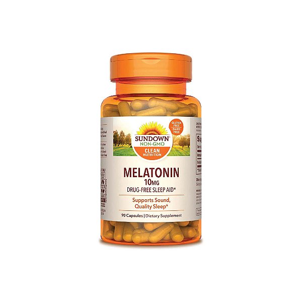 Melatonina 10mg 90 Cápsulas - Sundown