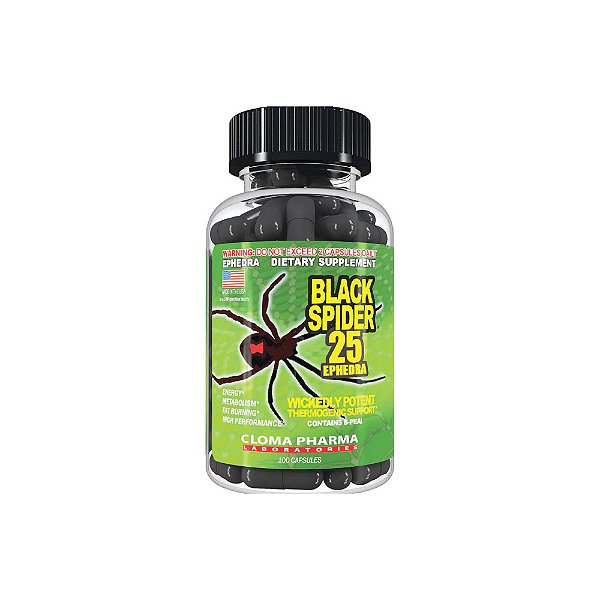 Black Spider 100 Cápsulas - Cloma Pharma