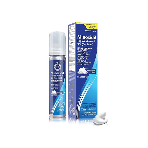 Minoxidil for Men 5% Aerosol Foam 60g - TARO