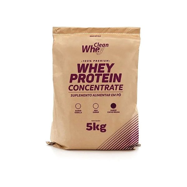 Whey Protein Concentrado 5kg - Clean Whey