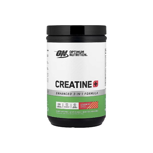 Creatine+ Morango e Pêssego - Optimum Nutrition