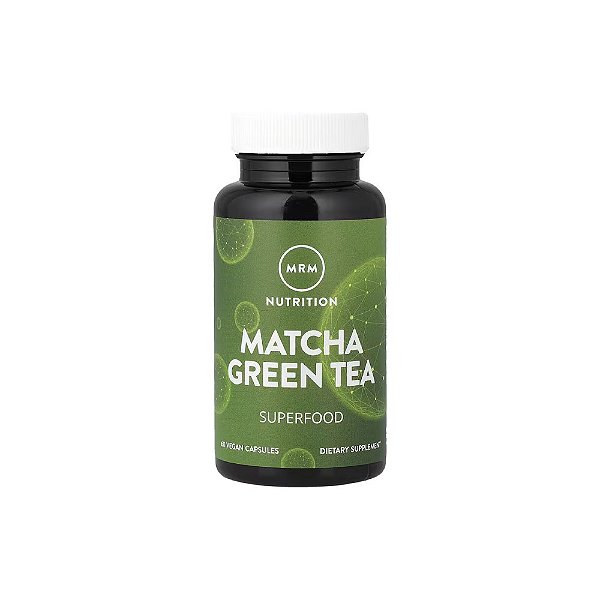 Matcha Chá Verde 500mg 60 Veg Cápsulas - MRM