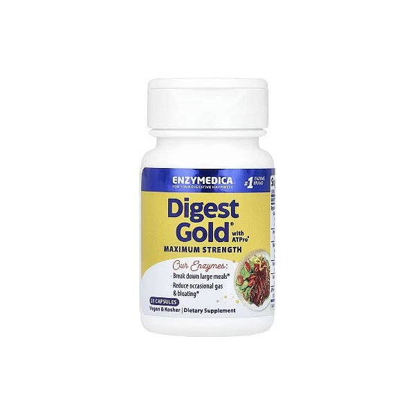 Digest Gold® com ATPro® Força Máxima - Enzymedica