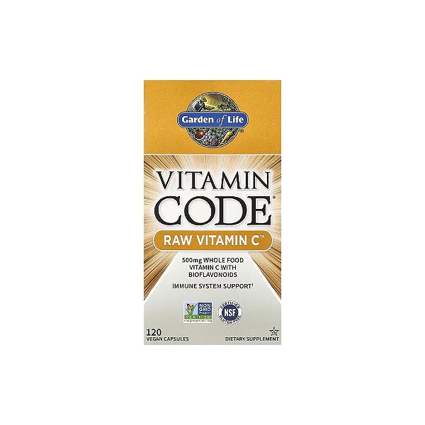 Vitamin Code Vitamina C RAW 250mg - Garden of Life