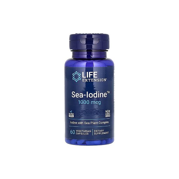 Sea-Iodine 1000mcg 60 Veg Cápsulas - Life Extension