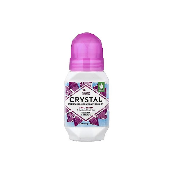 Desodorante Roll-on Enriquecido com Minerais 66ml - Crystal