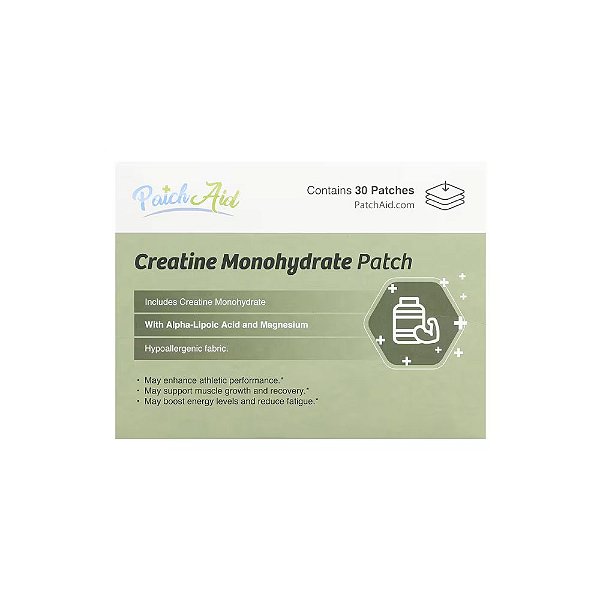 Adesivo de Creatina Mono-hidratada 30 unidades - PatchAid