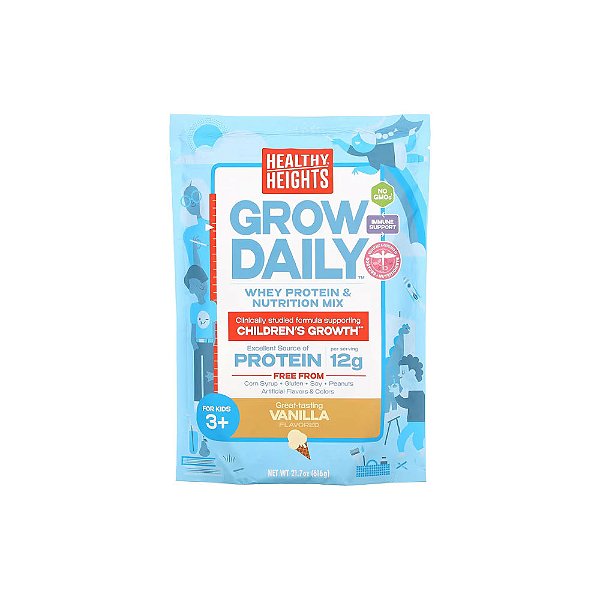 Grow Daily Whey e Mistura Nutritiva para Crianças com mais de 3 anos - Healthy Heights