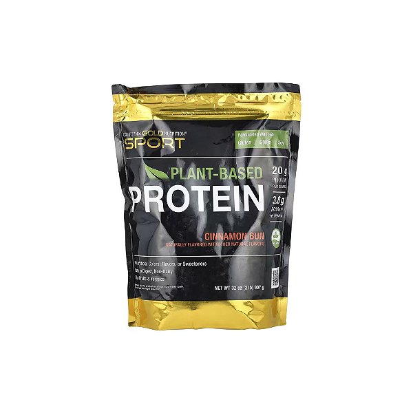 Proteína Vegana com Isolado Proteico de Ervilha e Proteína do Arroz Integral 907g - California Gold Nutrition