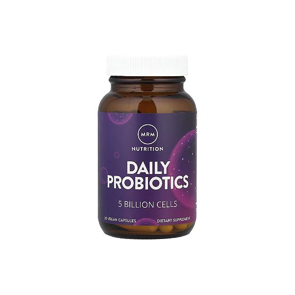 Daily Probiotics Probióticos Diários 5 Bilhões 30 Veg Cápsulas - MRM