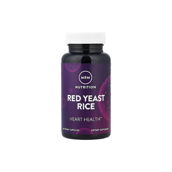 Red Yeast Rice Levedura de Arroz Vermelho 60 Veg Cápsulas - MRM