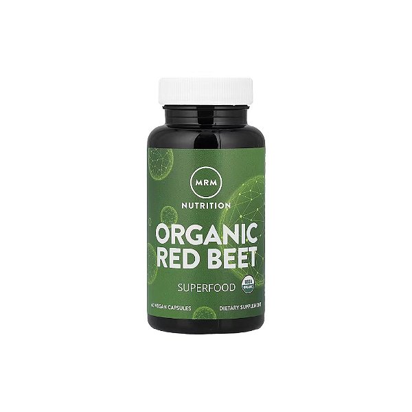 Beterraba Vermelha Orgânica 700mg 60 Veg Cápsulas - MRM