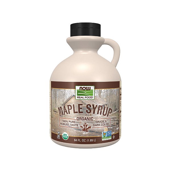 Maple Syrup Xarope de Bordo Orgânico Classe A - Now Foods