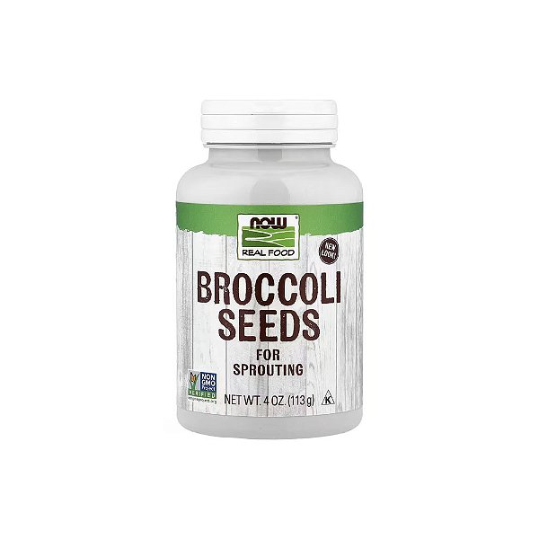 Brocccoli Seeds (Sementes de Brócolis) 113g - Now Foods