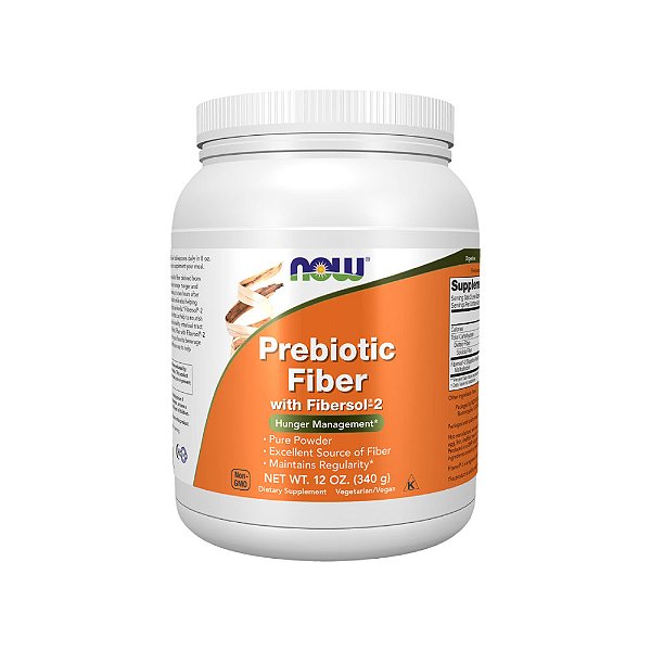 Fibra Prebiótica com Fibersol®-2 340g - Now Foods