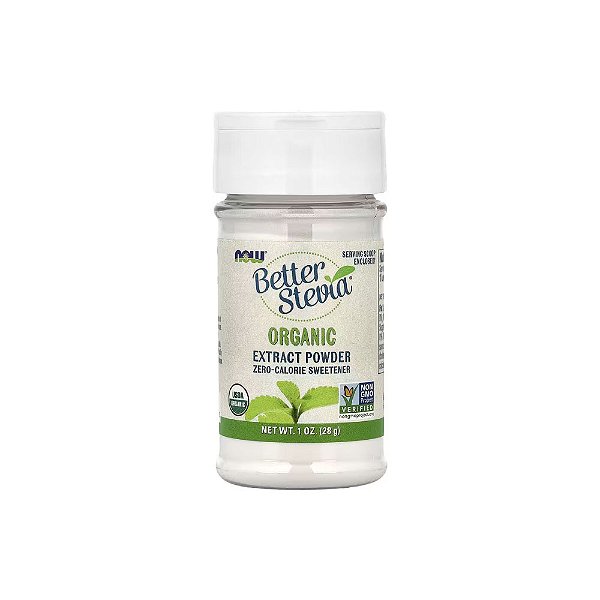 Adoçante Better Stevia® Orgânico em Pó - Now Foods