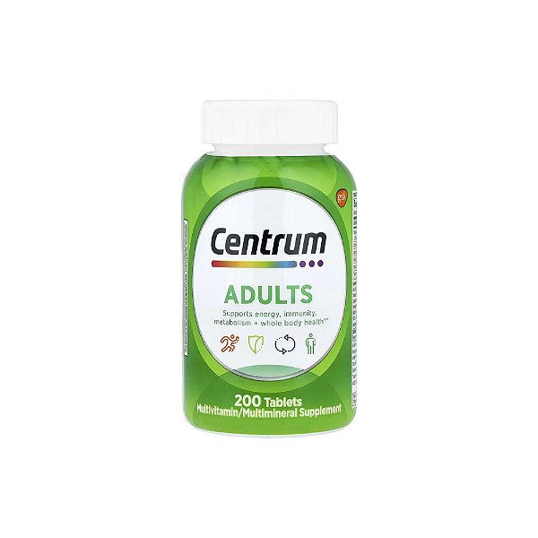Centrum Adults Multivitamínico para Adultos 200 Tabletes