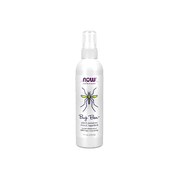 Bug Ban™ Repelente de Insetos à Base de Plantas Ervas Cítricas 118ml - Now Foods