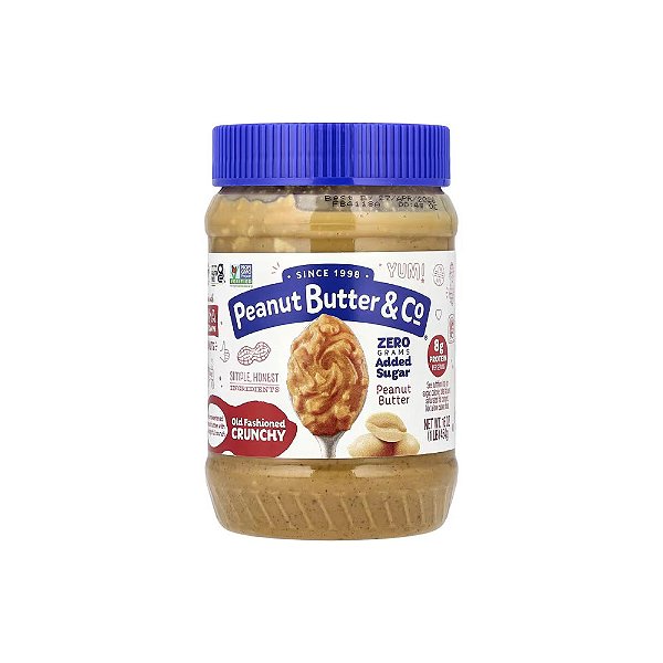 Manteiga de Amendoim Crocante à Moda Antiga 100% Natural 454g - Peanut Butter & Co