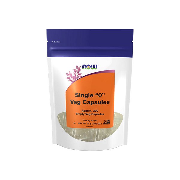 Cápsulas Vegetais "0" Individuais - Now Foods