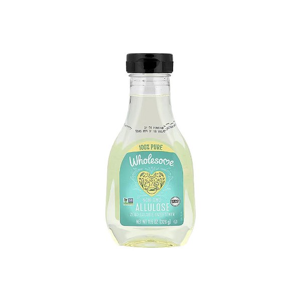 Allulose Adoçante Líquido de Zero Calorias 326g - Wholesome Sweeteners