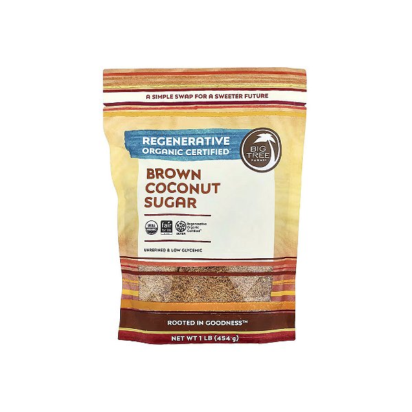 Açúcar Mascavo de Coco Orgânico 454g - Big Tree Farms