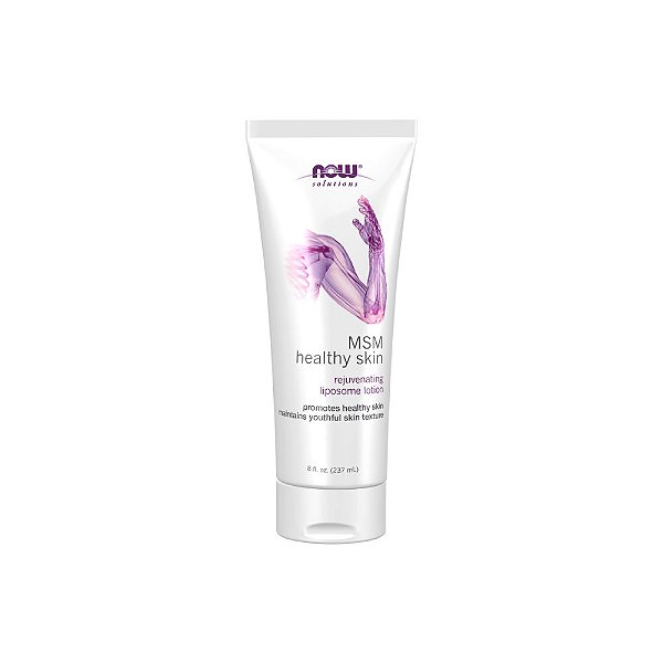 MSM Healthy Skin Loção Lipossômica 237ml - Now Foods