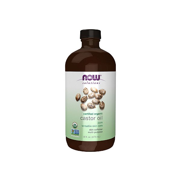 Castor Oil Óleo de Rícino Orgânico Certificado - Now Foods