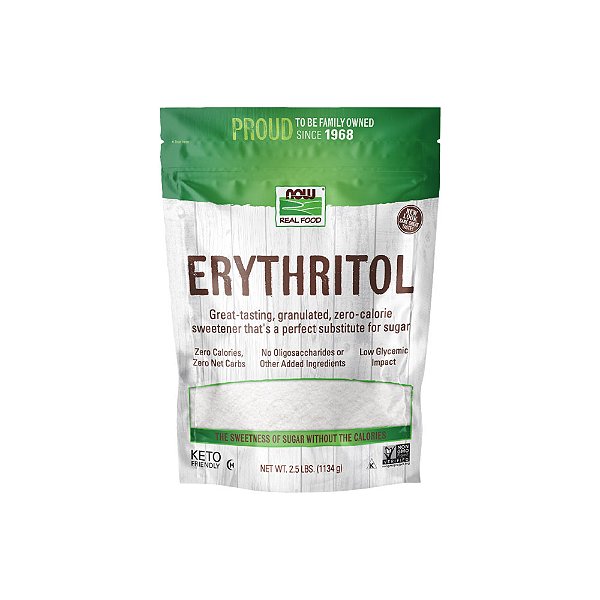 Eritritol Adoçante Natural - Now Foods