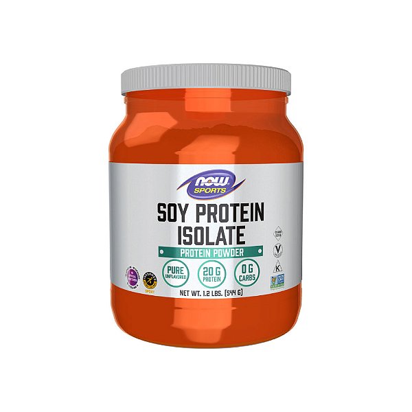 Soy Protein Isolate Isolado Proteico de Soja - Now Foods