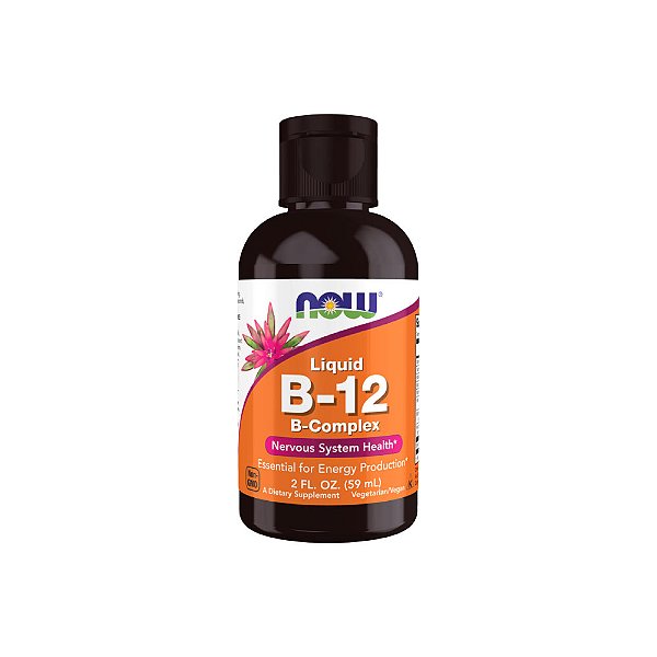 Liquid B-12 Complexo B - Now Foods