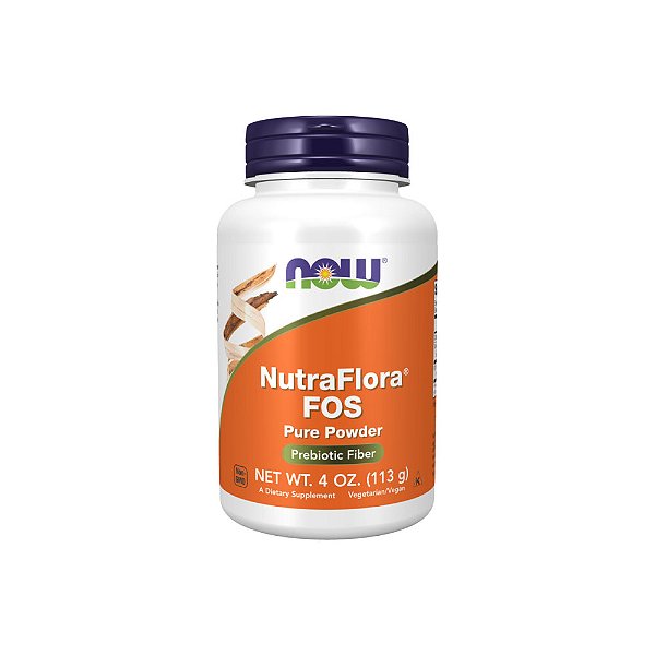 NutraFlora FOS em Pó 113g - Now Foods