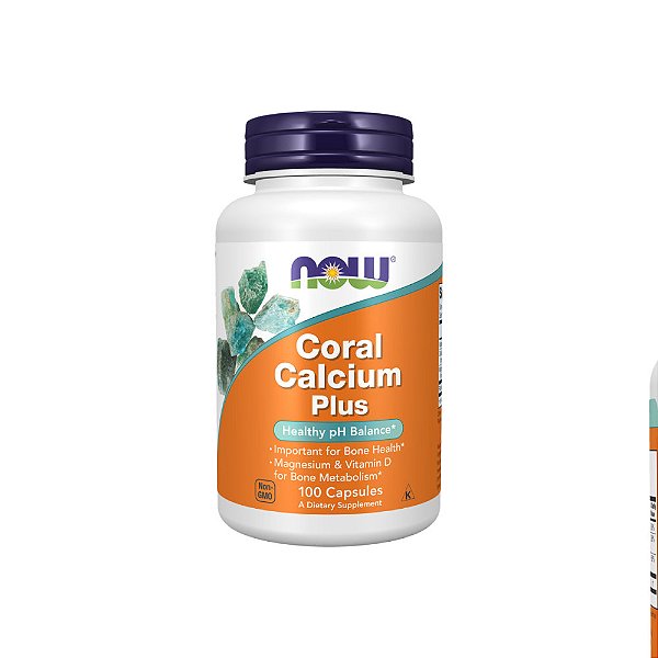 Cálcio de Coral Plus - Now Foods