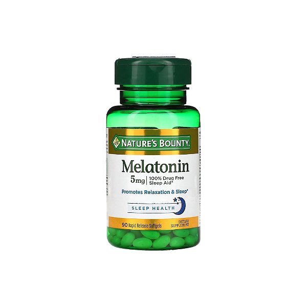 Melatonina 5mg 90 Cápsulas - Nature's Bounty