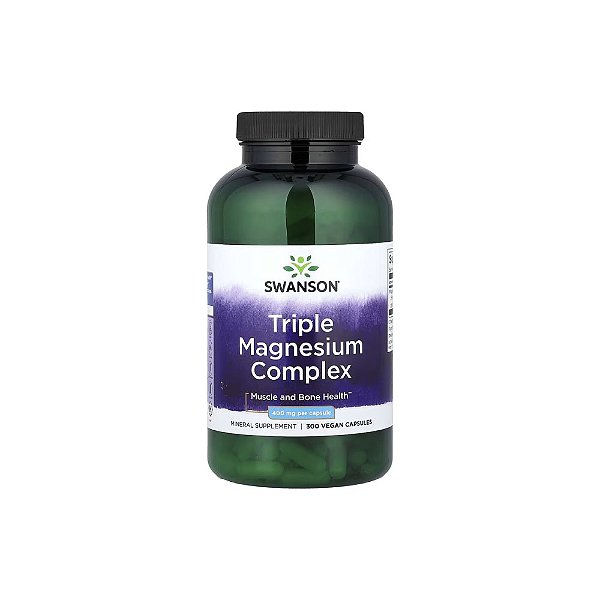 Complexo Triplo de Magnésio 400mg - Swanson