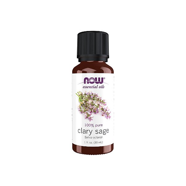 Óleo Essencial Clary Sage Sálvia 30ml - Now Foods