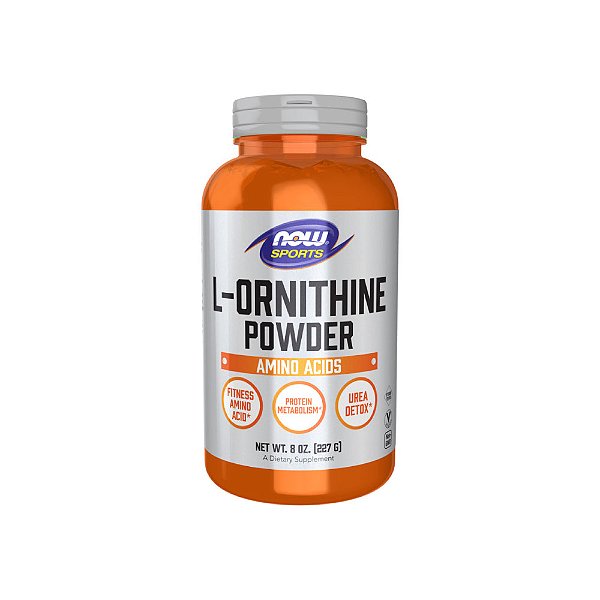 L-Ornithine (Ornitina) em Pó 227g - Now Foods