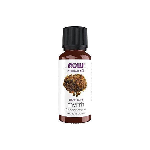 Óleo Essencial de Myrrh Mirra 100% Puro 30ml - Now Foods