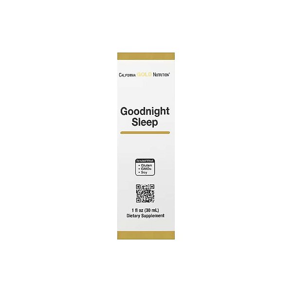 Goodnight Sleep com Semente de Aveia Leitosa Fresca, Erva-de-São-João, Escutelária e Ervas de Passiflora 30 ml - California Gold Nutrition