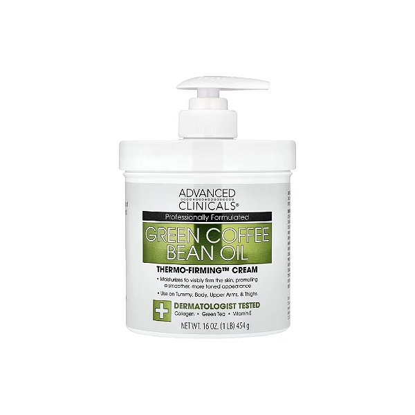 Óleo de Grão de Café Verde Creme Thermo-Firming 454g - Advanced Clinicals