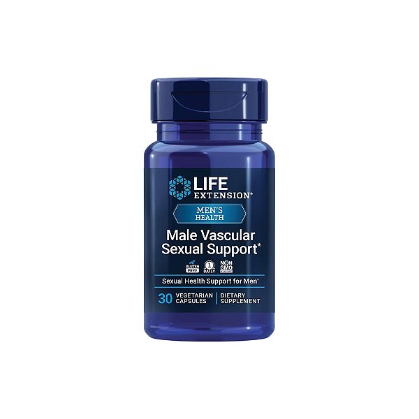 Male Vascular Sexual Support 30 Veg Cápsulas - Life Extension