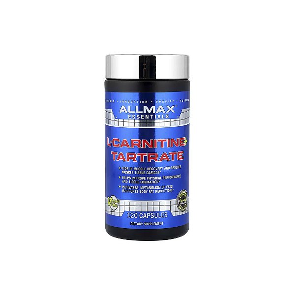 L-Carnitina + Tartarato 120 Cápsulas - ALLMAX
