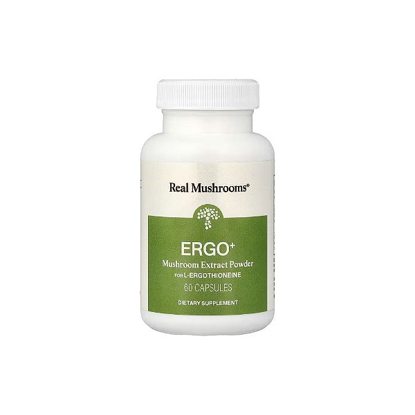 ERGO + L-Ergothioneine 60 Cápsulas - Real Mushrooms