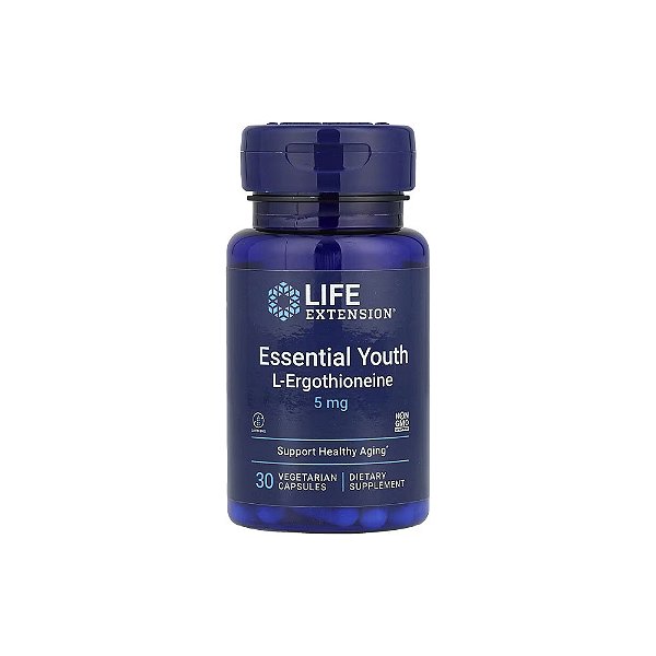 L-ergothioneine Essencial para a Juventude 5mg 30 Veg Cápsulas - Life Extension