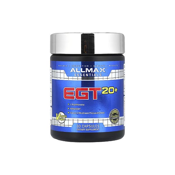 EGT 20+ Ergotioneína 30 Cápsulas - ALLMAX